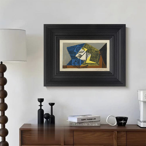 Abstract Geometric Framed Artwork