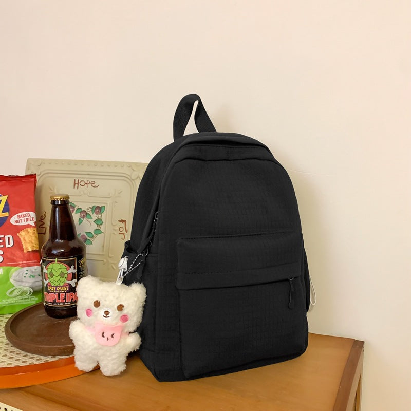 Textured Quilted Backpack