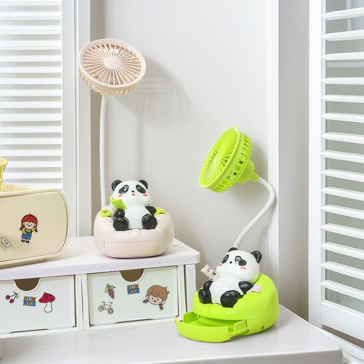 Ladies Portable Mini Fan in Cute Panda Design Bowlift