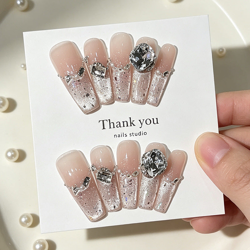 Elegant Press-On Nails Bowlift