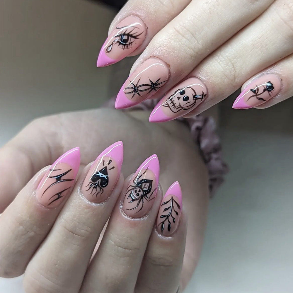 Halloween-Themed Articulated Press-On Nails Bowlift