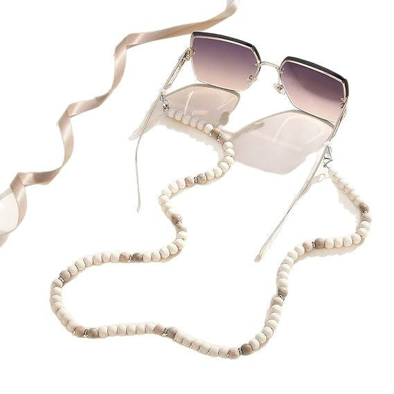 Wooden Beaded Eyewear Chain Bowlift