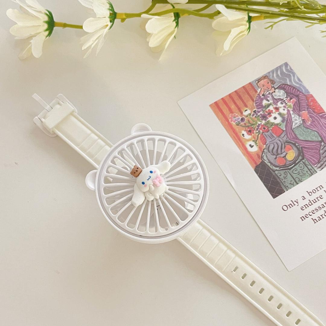 Ladies portable fan with cute design Bowlift