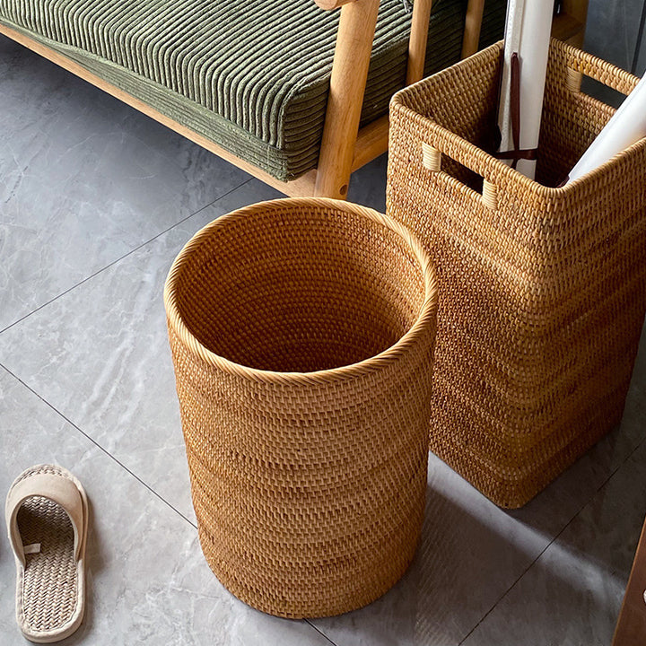 Women rectangular storage basket with practical handle Bowlift