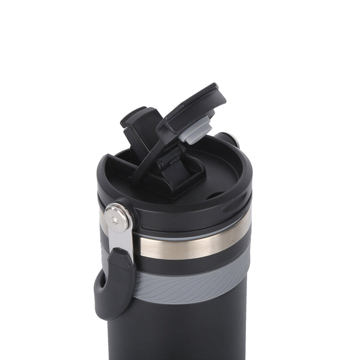 Ladies insulated thermo mug with practical carrying handle Bowlift