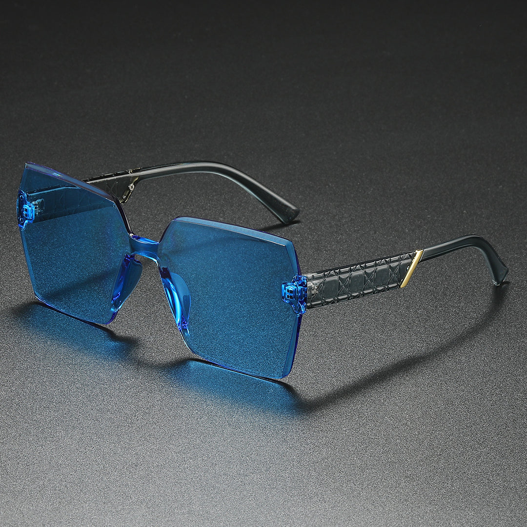 Luxurious Oversized Hexagonal Sunglasses Bowlift