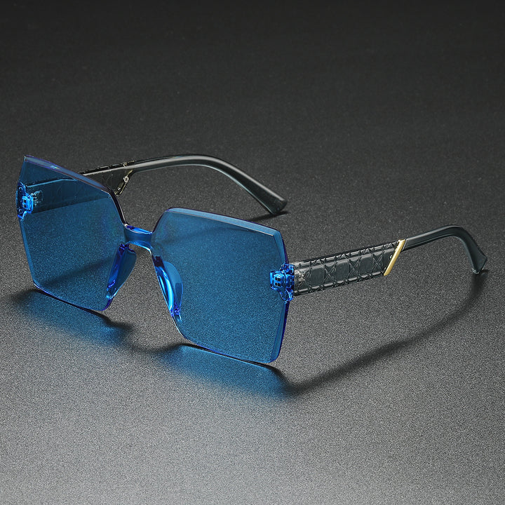 Luxurious Oversized Hexagonal Sunglasses Bowlift