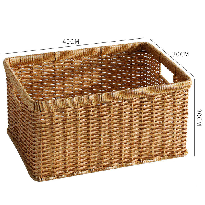 Unisex Practical Storage Basket with Open Handles Bowlift