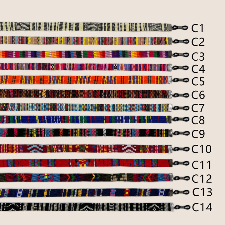 Patterned Eyewear Retainer Strap Bowlift