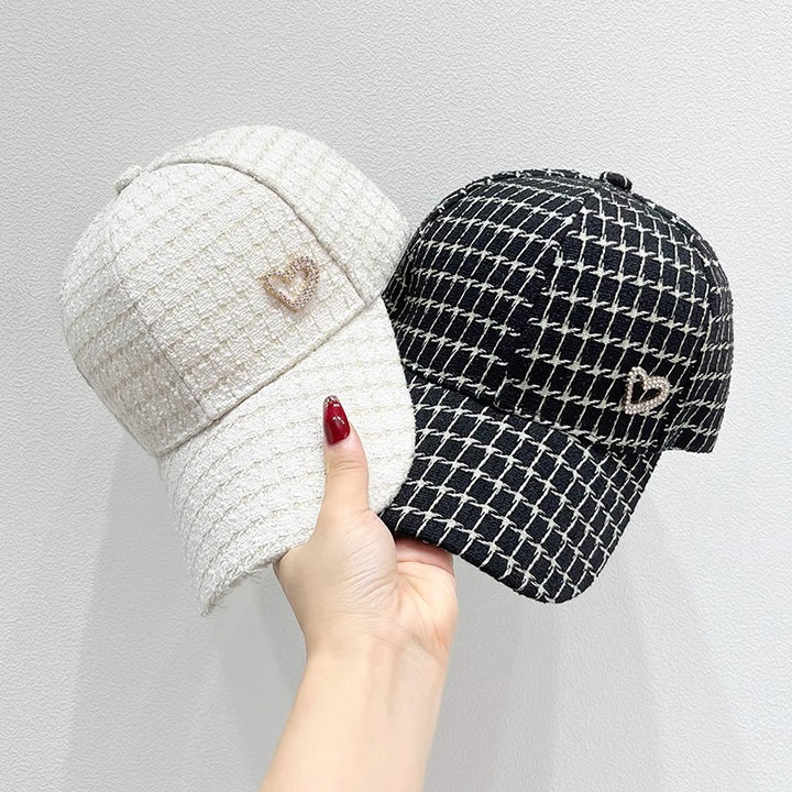 Women's Textured Fabric Baseball Cap Bowlift 1784084142