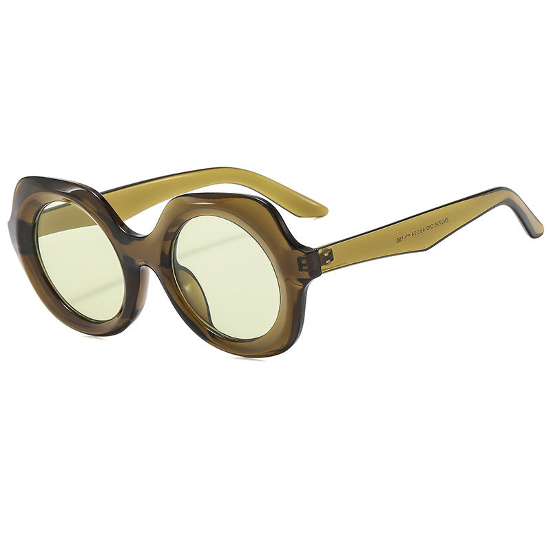 Ladies designer sunglasses with extravagant tortoiseshell frame Bowlift