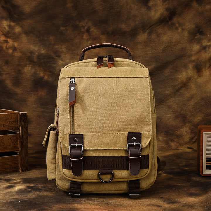 Versatile Canvas Messenger Bag Bowlift
