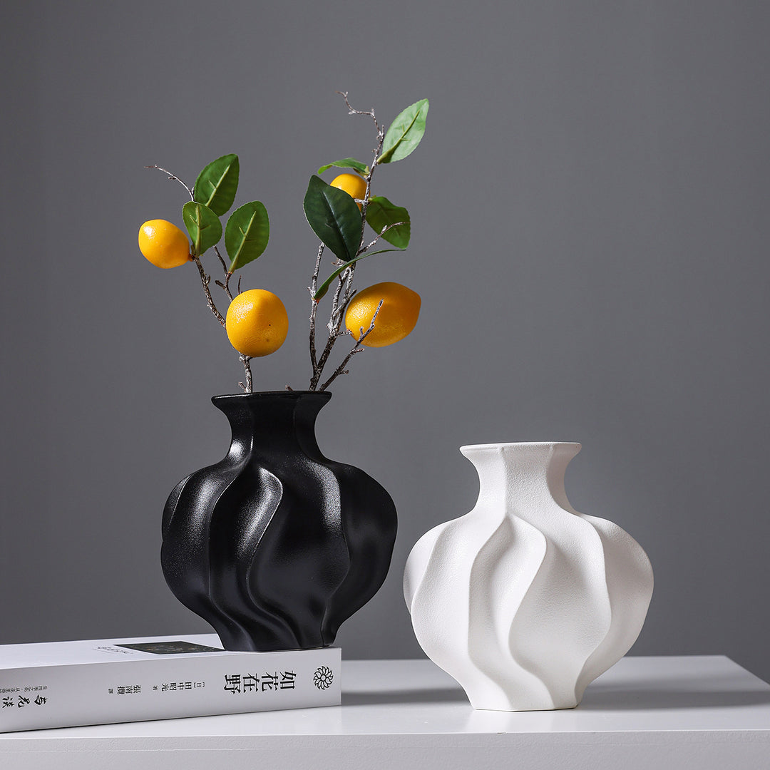 Textured Contemporary Ceramic Vase
