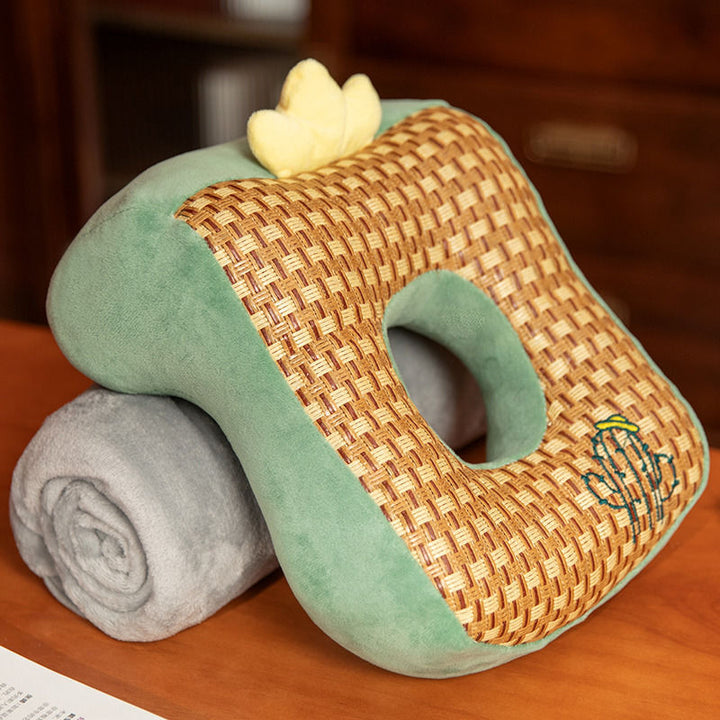 Plush seat cushion with dinosaur design Bowlift
