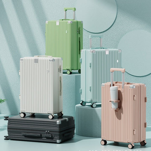Unisex Durable Lightweight Multi-Directional Spinner Suitcase Bowlift