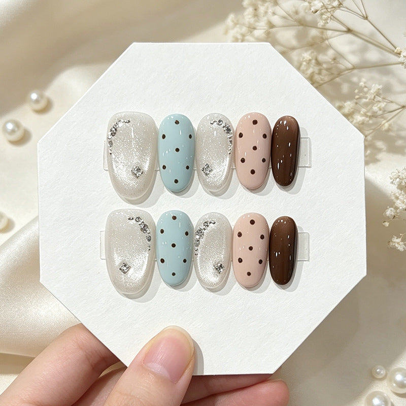 Luxury Decorative Press-On Nail Set Bowlift