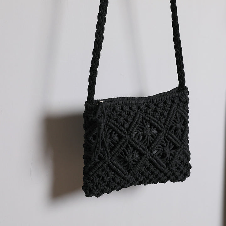 Handmade Macrame Shoulder Bag Bowlift