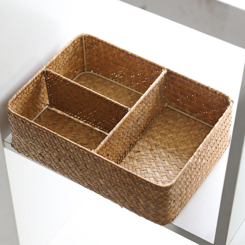 Unisex Practical Storage Basket with Three Compartments Bowlift