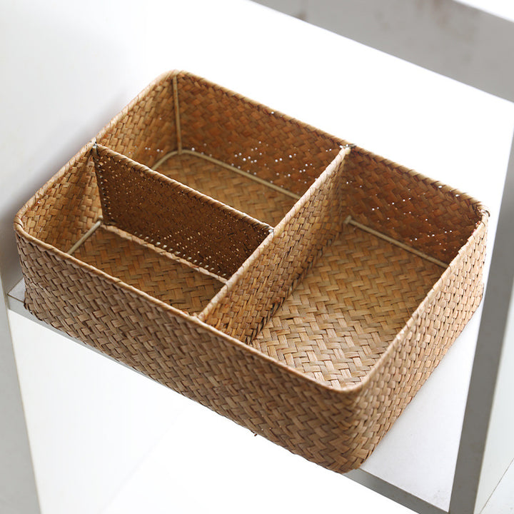 Unisex Practical Storage Basket with Three Compartments Bowlift