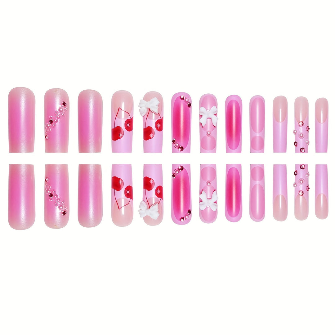 Creative Artistic Press-On Nails Bowlift