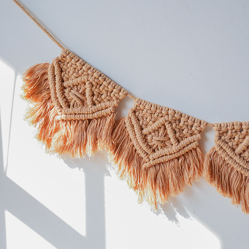 Decorative Macrame Banner Bowlift