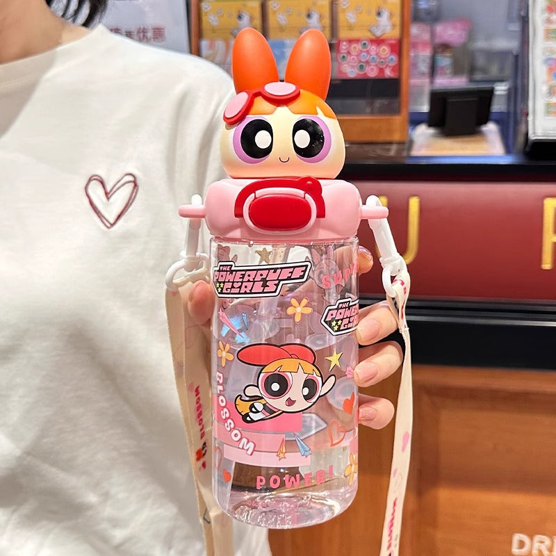 Ladies interactive drinking bottle with character design Bowlift