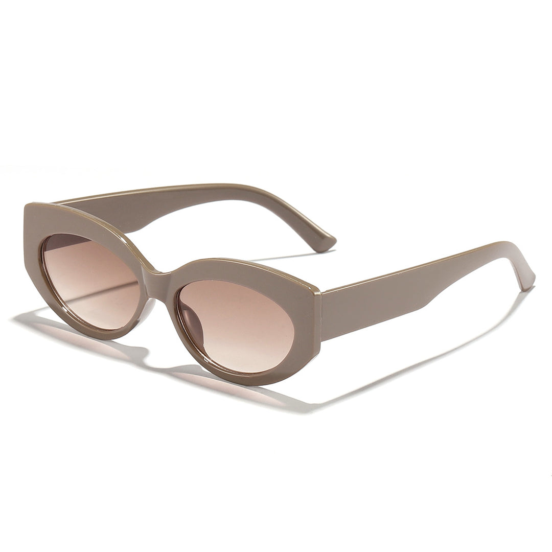 Ladies Cat-Eye Sunglasses with Playful Transparency Design Bowlift