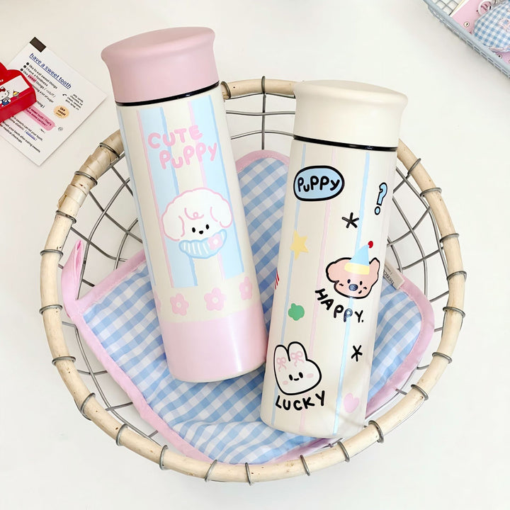 Women's coffee thermos in playful design Bowlift