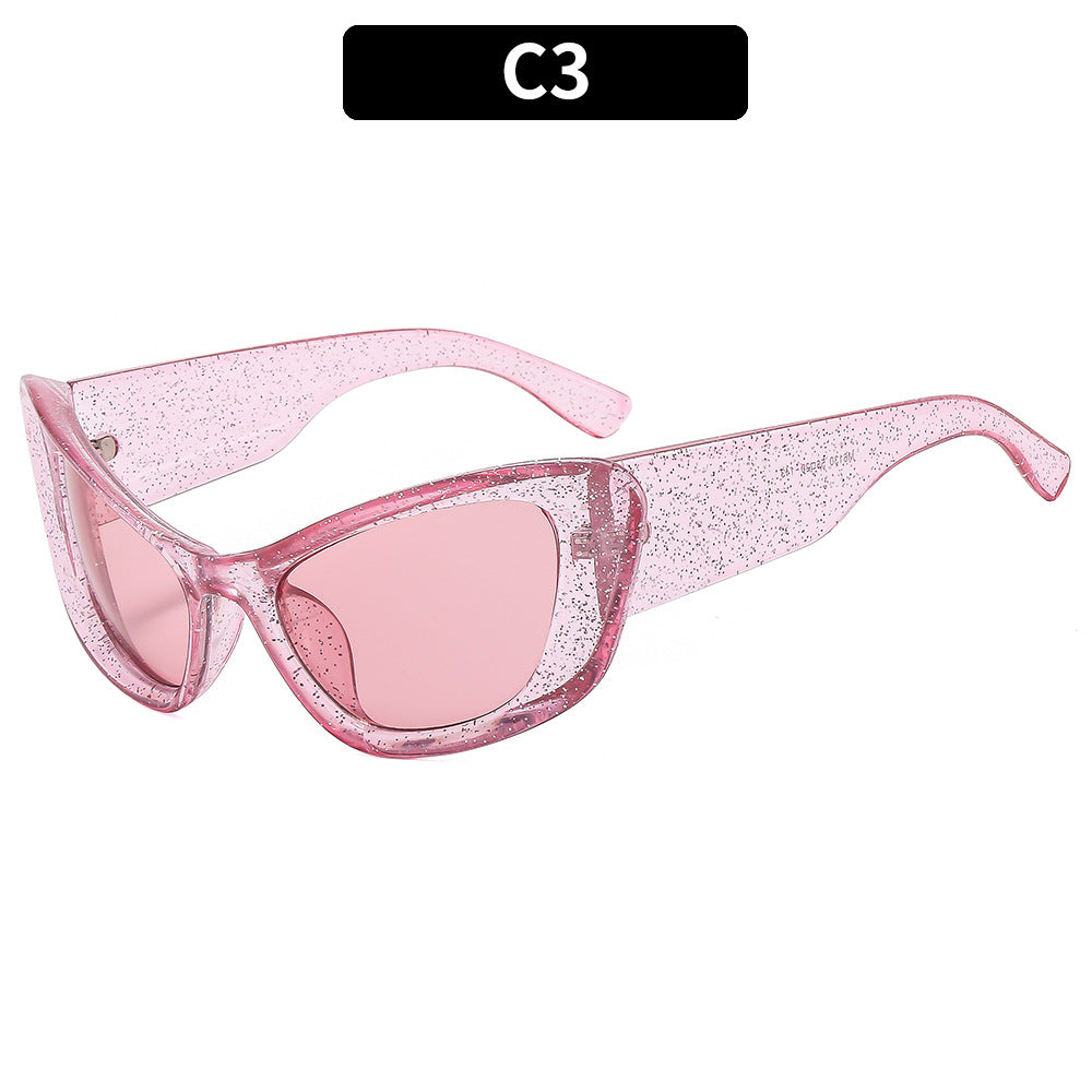 Bold Retro Geometric Sunglasses