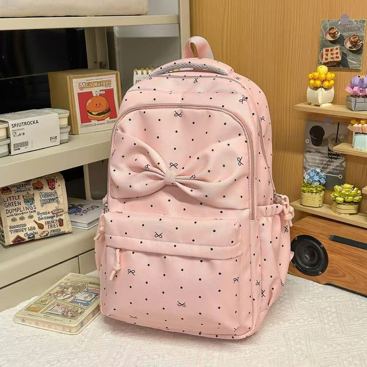 Charming Bow-Accent Backpack