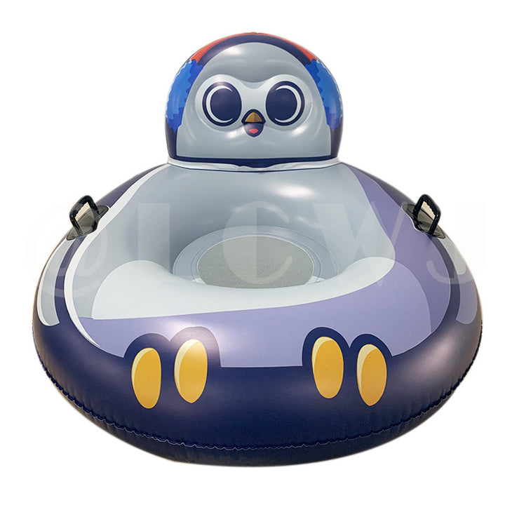 Unisex Inflatable Penguin Swim Ring Bowlift