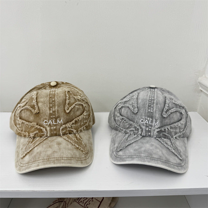 Women's Distressed Graphic Baseball Cap Bowlift