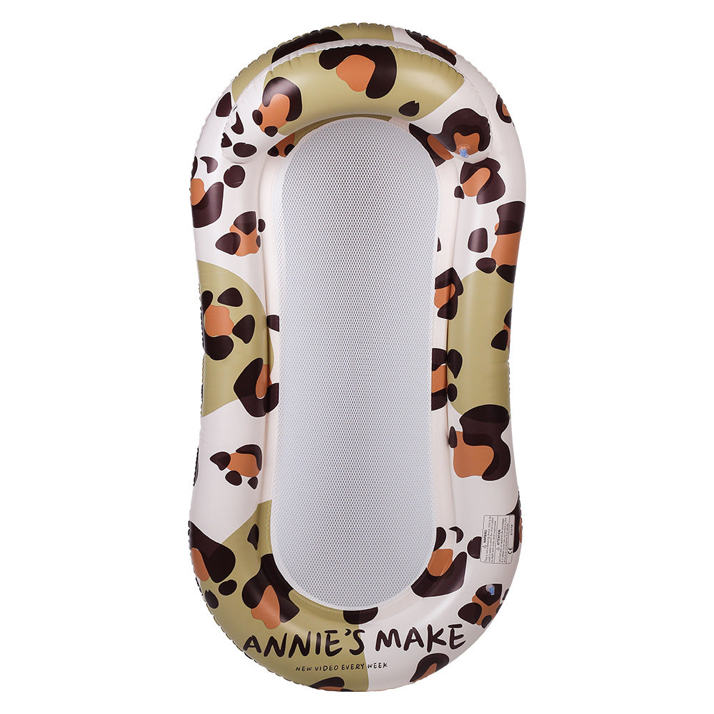 Women's Inflatable Comfort Pool Lounger with View Window Bowlift