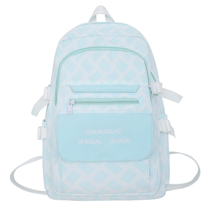 Geometric Patterned Casual Backpack