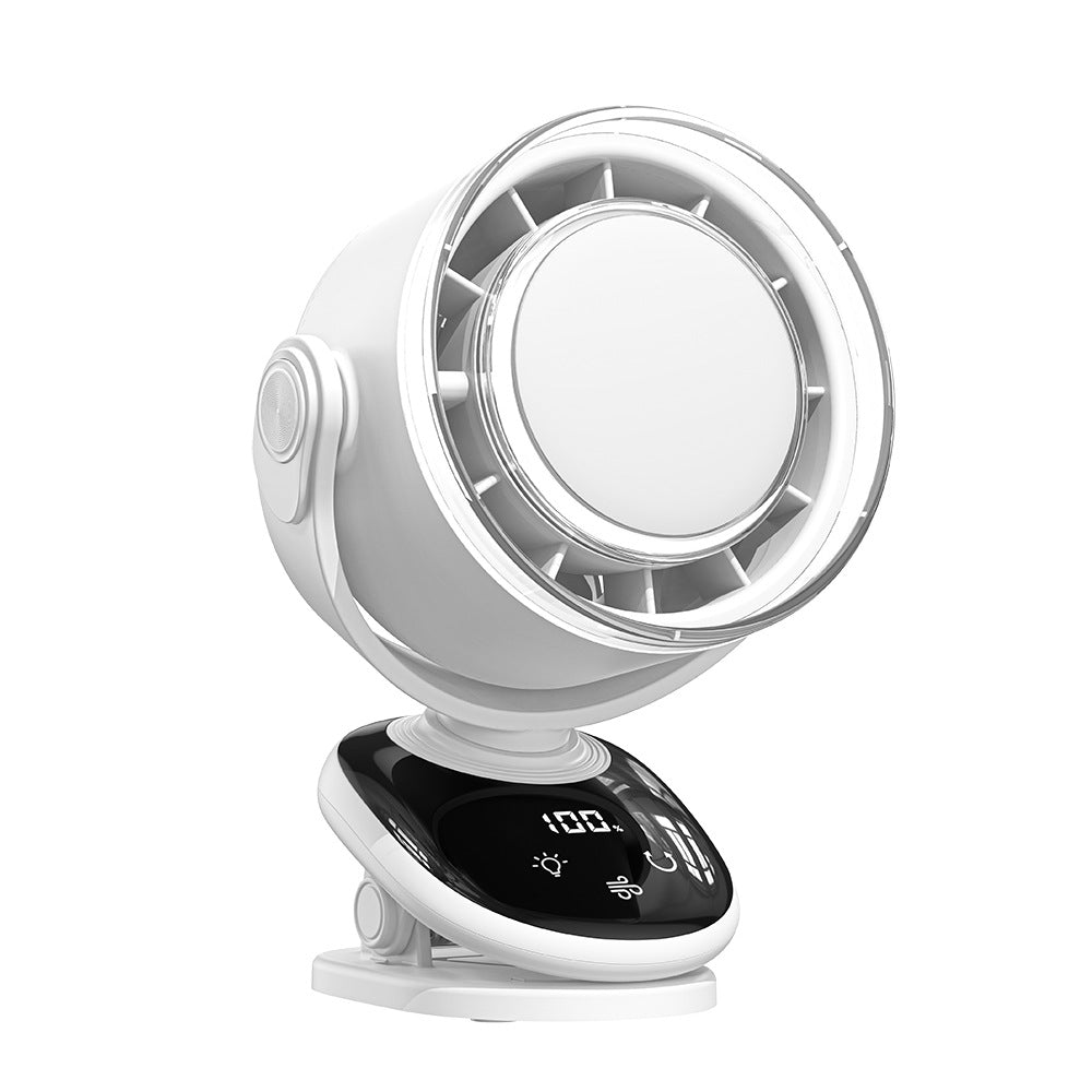 Adjustable Desktop Fan with Digital Display Bowlift