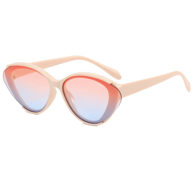 Women Oversized Sunglasses with Gradient Bowlift