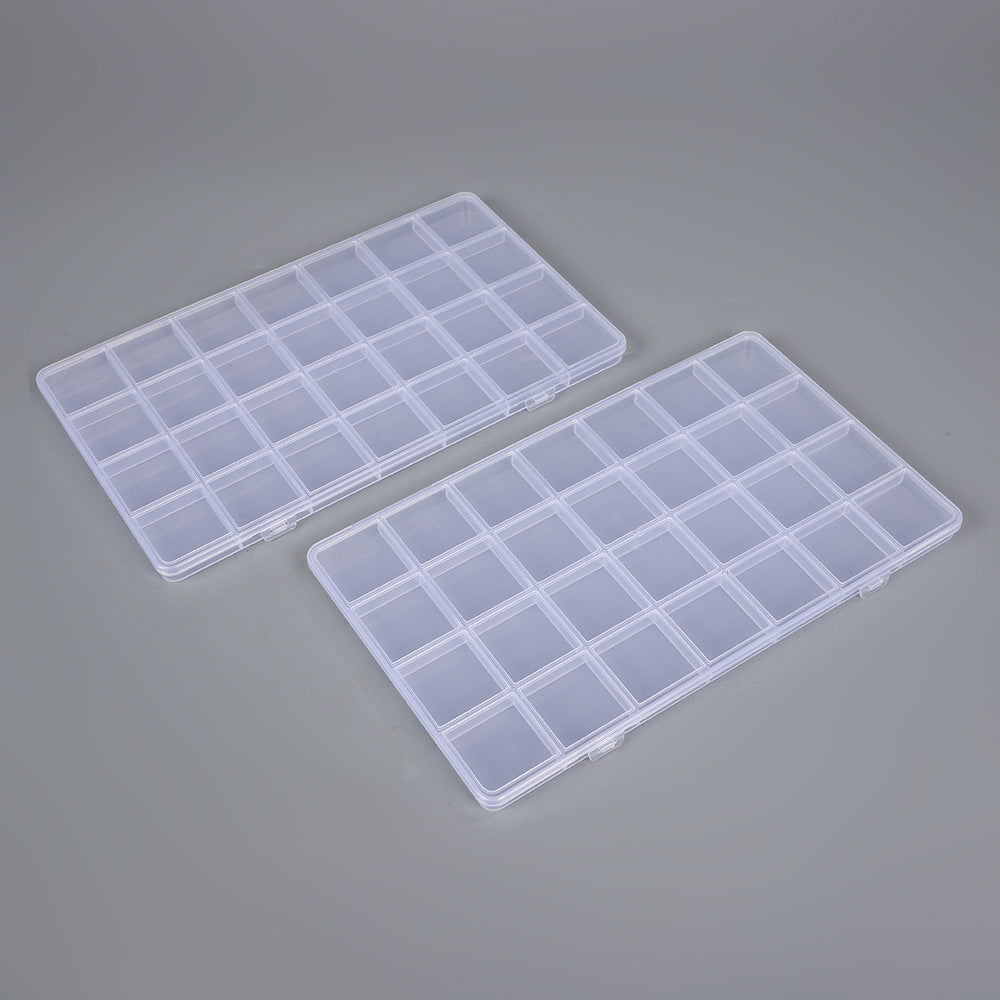 Clear Multi-Section Craft Supply Storage Case Bowlift