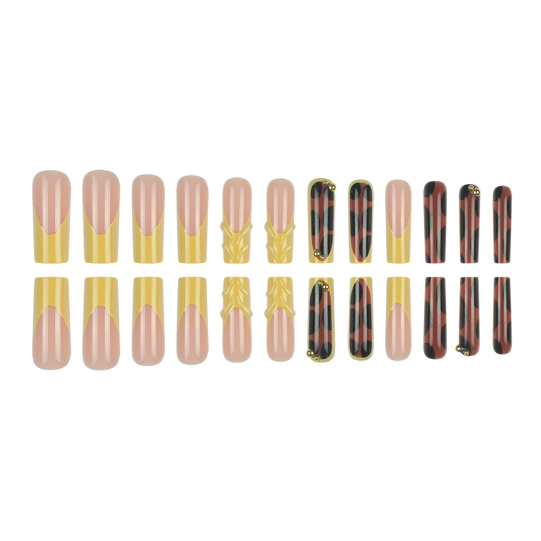 Premium Ornate Stiletto Press-On Nails Bowlift