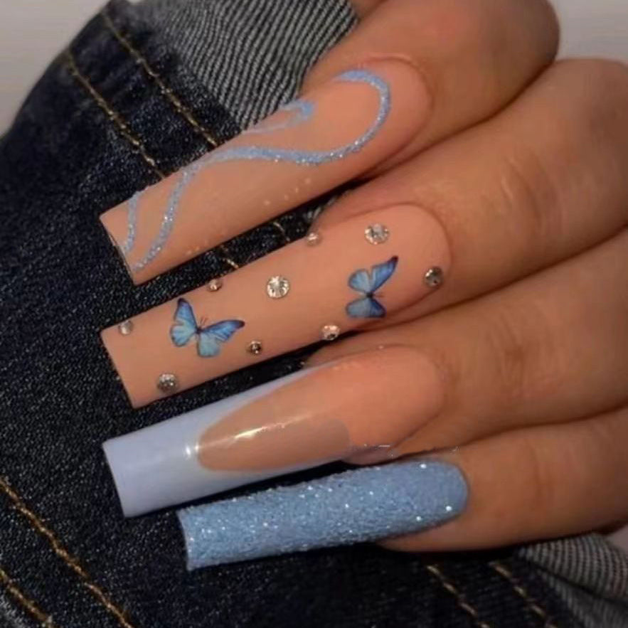 Decorative Butterfly Nail Art Bowlift