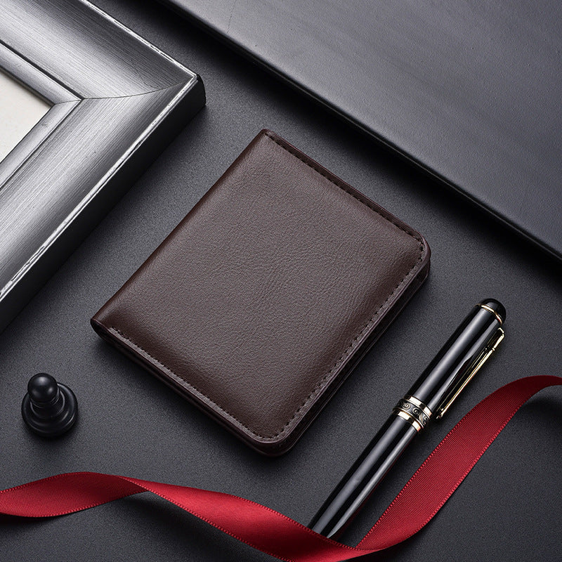 Slim Leather Bi-Fold Wallet Bowlift