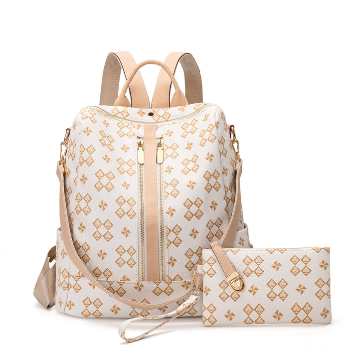 Multi-Functional Backpack with Zippered Compartment