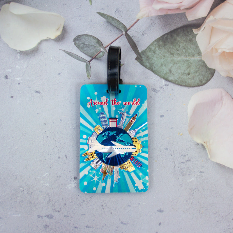 Artistic Travel Luggage Tag Bowlift
