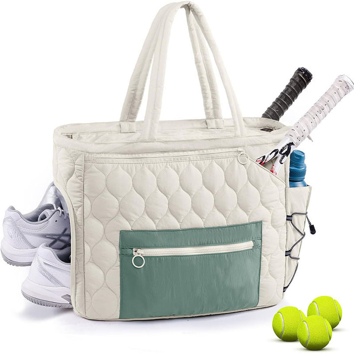 Sports bag with shoe compartment and versatile pockets Bowlift