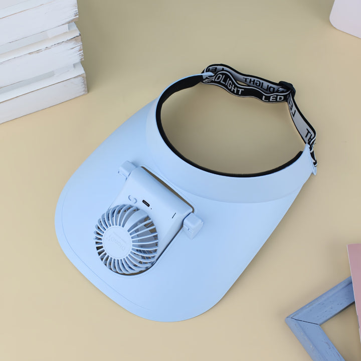 Women portable neck fan with flexible curved support Bowlift
