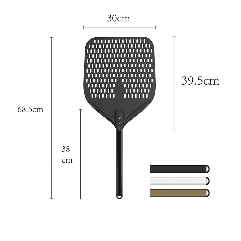 long-handle aluminum pizza peel with thin rectangular blade Bowlift
