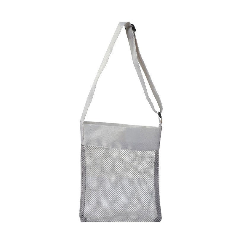 Versatile Beach Bag In Airy Mesh Design Bowlift