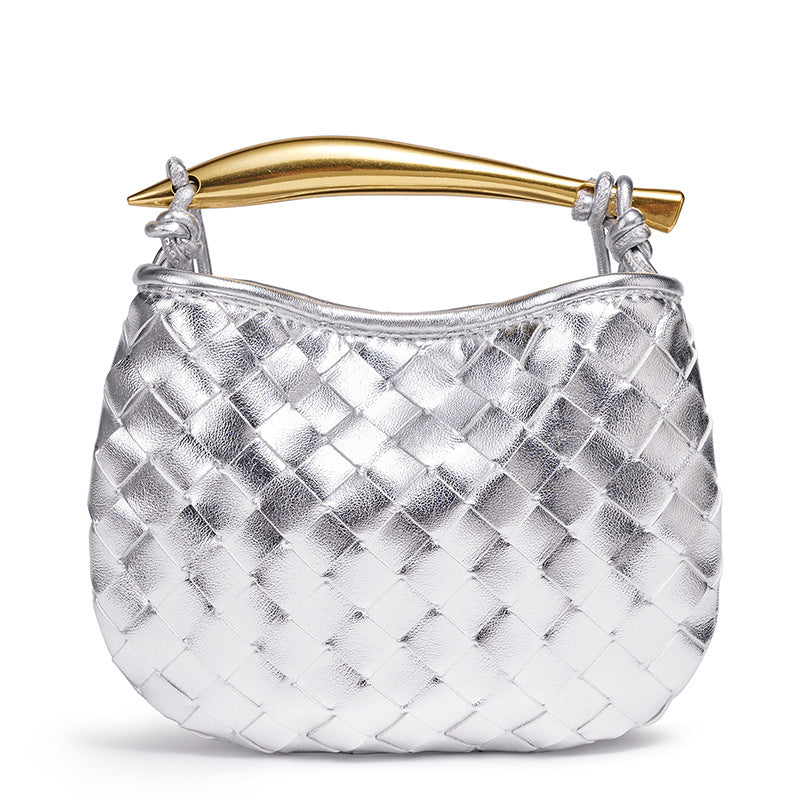 Stylish Woven Handbag Bowlift