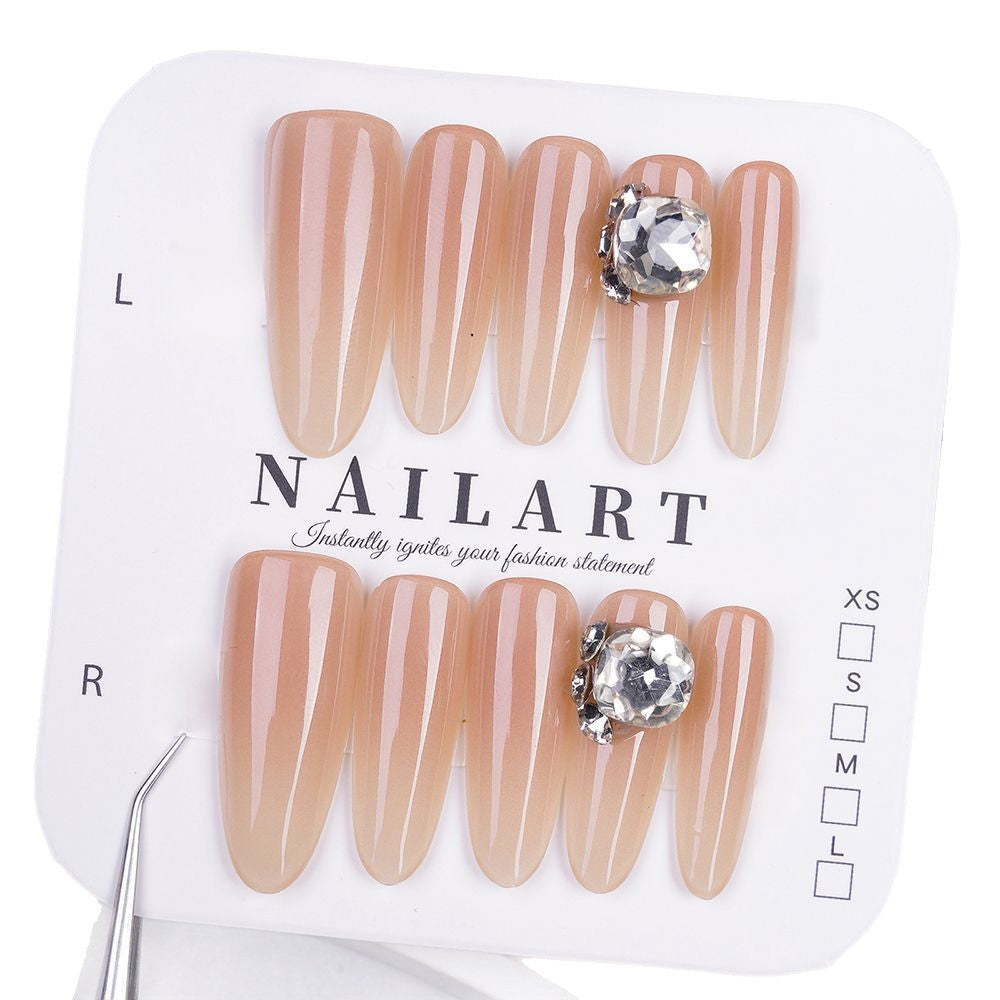 Creative Character-Embellished Press-On Nail Set Bowlift