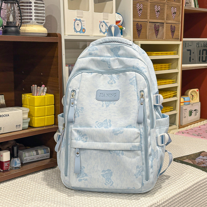 Stylish Printed Backpack Bowlift