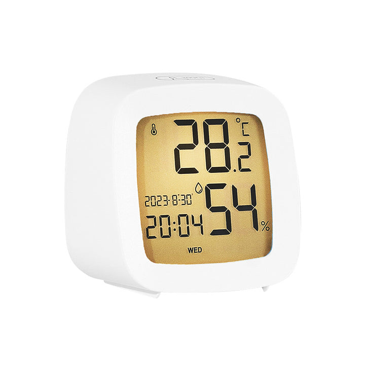 Digital Thermo-Hygrometer Clock Bowlift